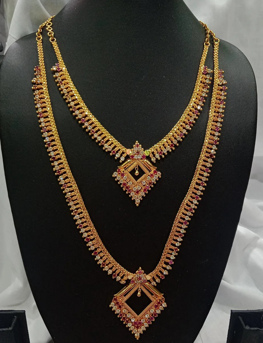 Gold Plated Diamond Shape Pendant Jewelry Near Me