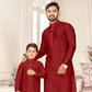 Silk Jacquard Kurta With Pyjamas Set Near Me