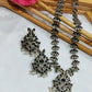 Antique Oxidized Long Necklace With Earrings In USA