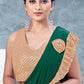 Green Color Ready To Wear Designer Sarees Near Me 