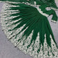 Multi Needle Work Embroidery Georgette Gown In USA