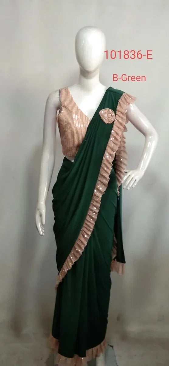 Elite Party Wear Lycra Designer Sarees in Apache Junction