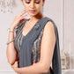 Grey Color Ready To Wear Saree Collections Near me 