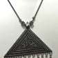 Triangular Pendant Oxidized Chain In Chandler