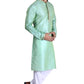 Light green colored Royal Men's Embroidered Pure Silk Kurta Pajama Set near me