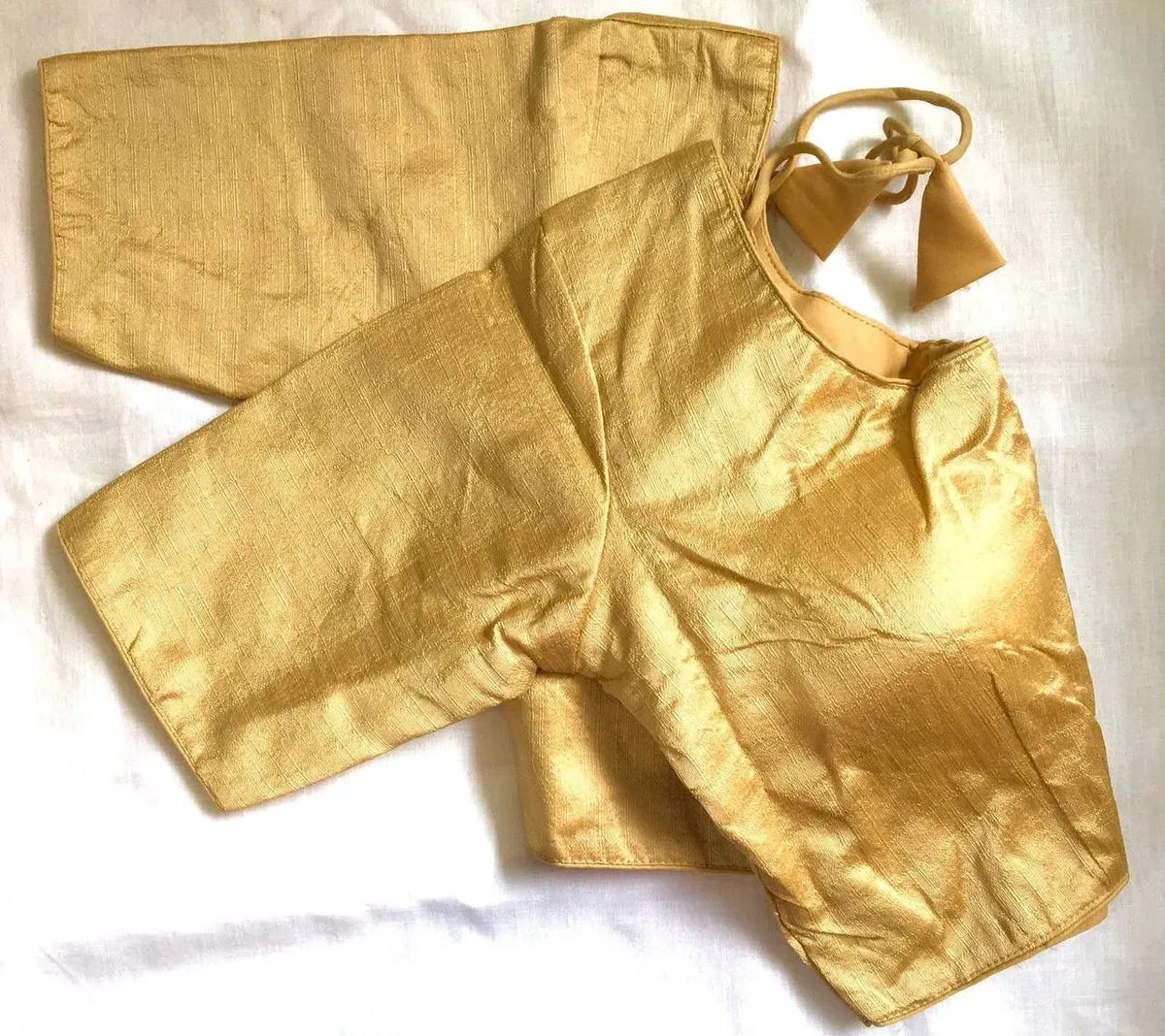 Gold Color Designer Blouse For Saree Near Me