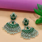 Green Stoned Oxidized Earrings In USA
