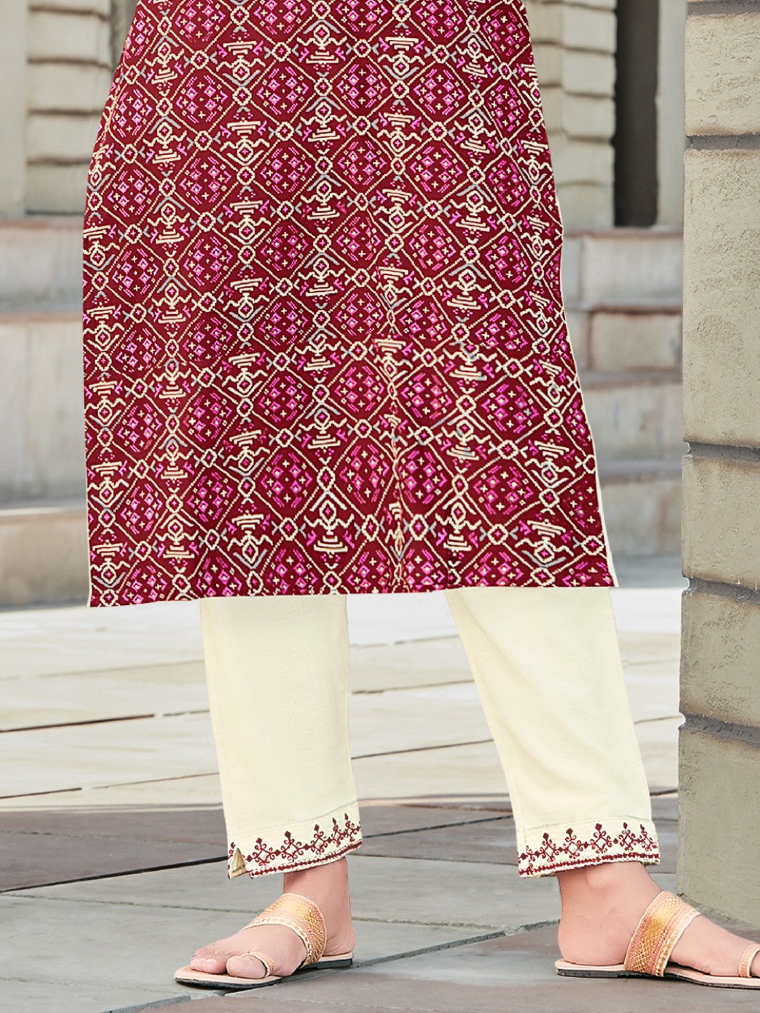Traditional Indian Men's Outfit,Men's Yellow Kurta White Pant Set,Christmas  Gift | eBay