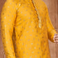 Yellow color Men's Pure Leaf Work Kurta in Sierravista 